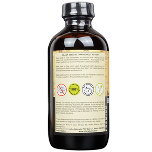 Black Seed Oil 8oz Cold Pressed, Extra Virgin, Non Filtered For More Benefits!