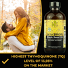 Black Seed Oil 8oz From Organically Grown Seeds, Cold Pressed, Extra Virgin! Thymoquinone Level (TQ) 13.93%