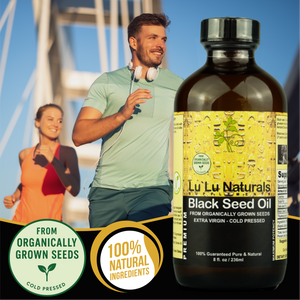 Black Seed Oil 8oz From Organically Grown Seeds, Cold Pressed, Extra Virgin! Thymoquinone Level (TQ) 13.93%