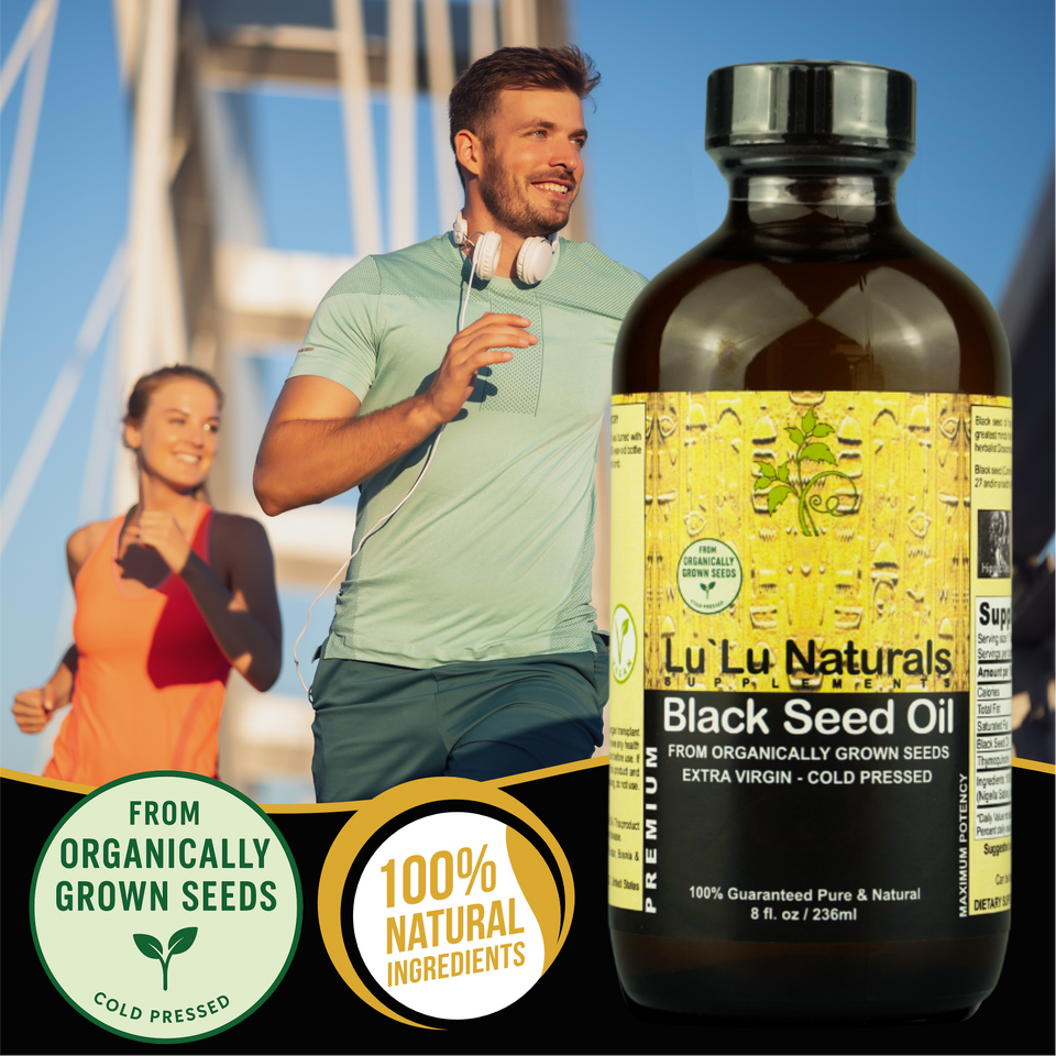Black Seed Oil 8oz From Organically Grown Seeds, Cold Pressed, Extra Virgin! Thymoquinone Level (TQ) 13.93%