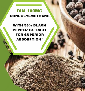 Lu`Lu Naturals DIM Diindolylmethane 100 mg, 120 Vegetarian caps
