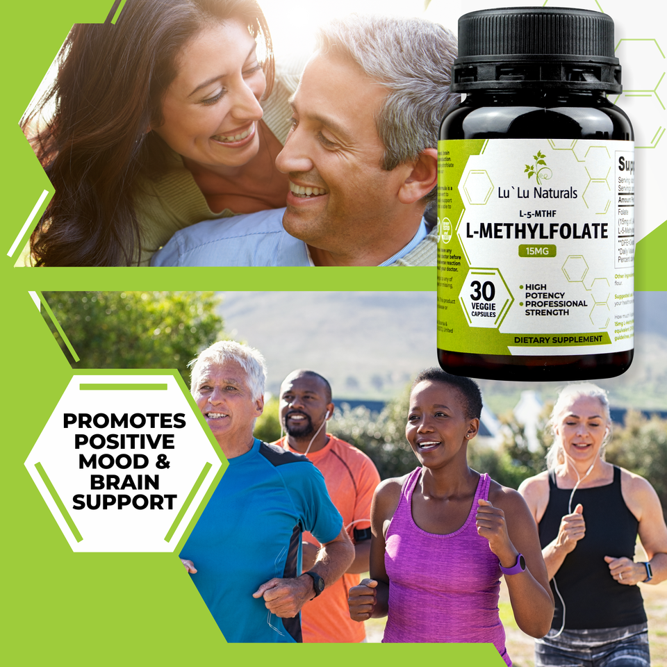 L Methylfolate 15mg | Optimized and Active | 30 Veggie Capsules | Non-GMO, Gluten Free | Methyl Folate, L 5-MTHF |