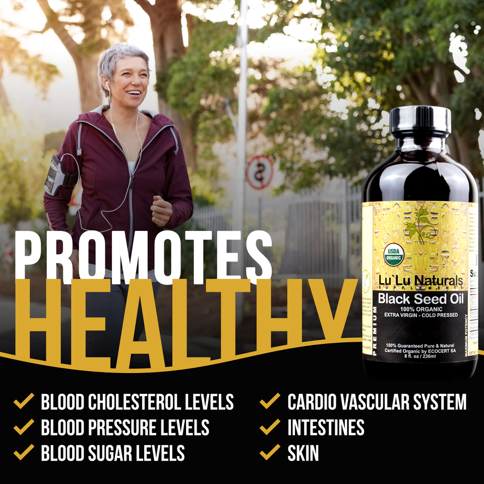100% Organic USDA Certified Premium Black Seed Oil 8oz Cold Pressed, Extra Virgin! Thymoquinone Level (TQ) 13.93%